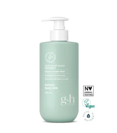 Frissítő testápoló tej g&h JÓSÁG ÉS EGÉSZSÉG